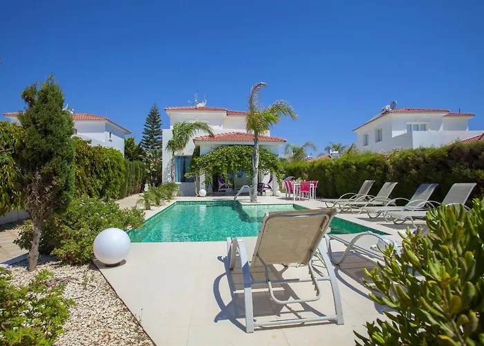 Ayia Thekla Seafront Lavender ヴィラ *